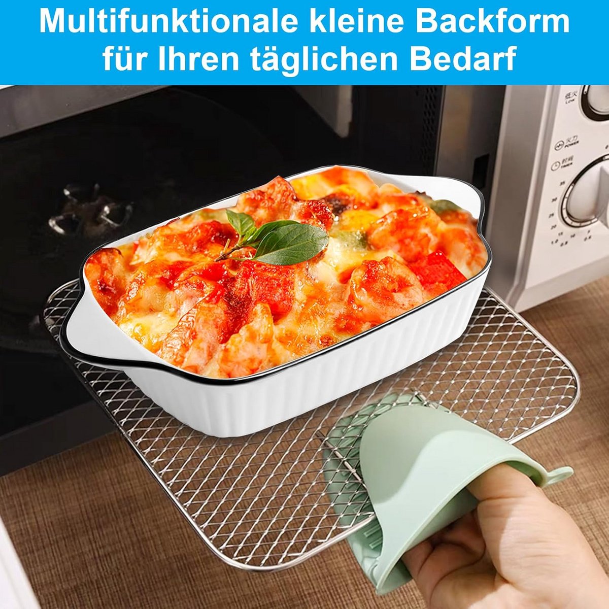 Set van 4 Kleine Keramische Ovenschalen voor Gratin en Desserts — cadeau in Kookcadeaus - foto 6