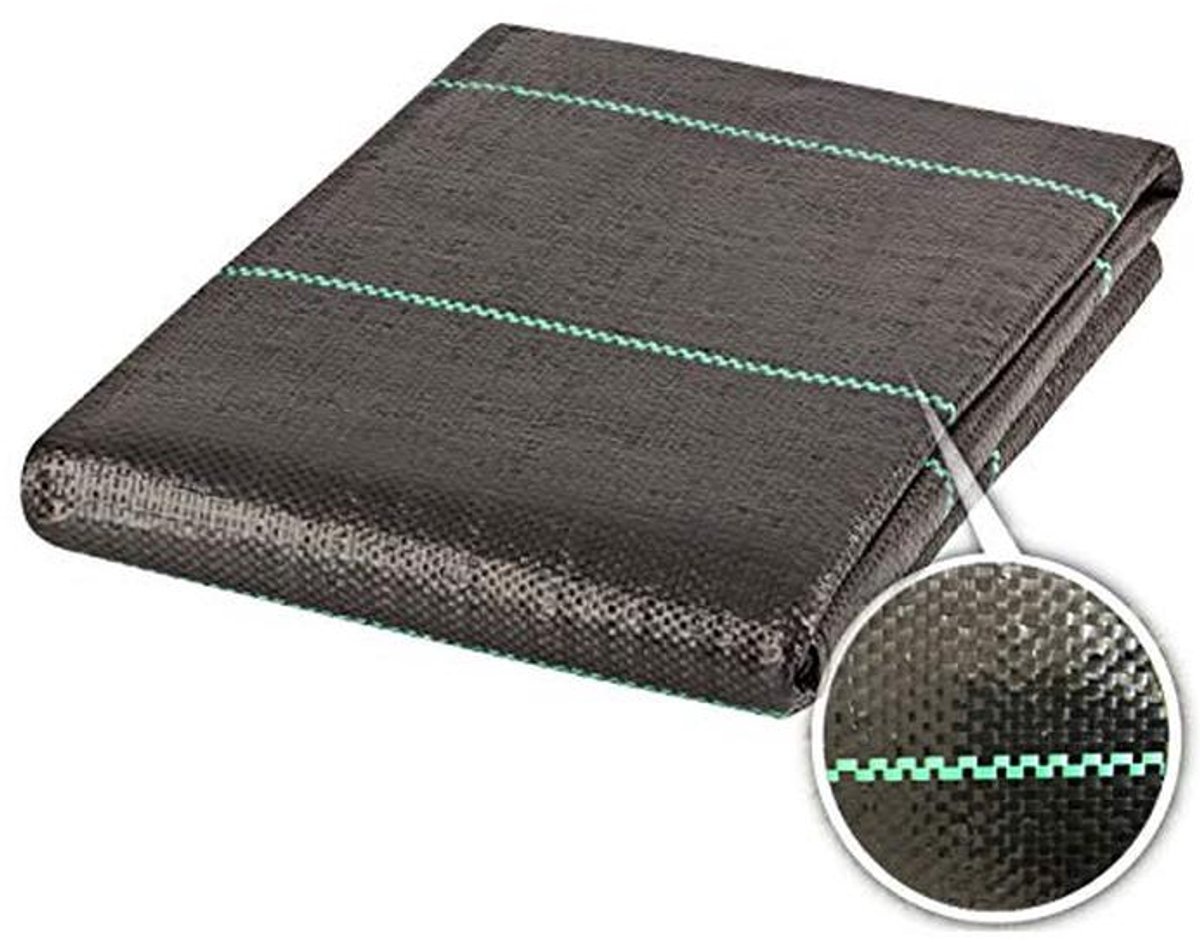 Geweven Onkruidbestrijding Stof 100gsm (1m x 10m) - UV-bestendig en Poreus