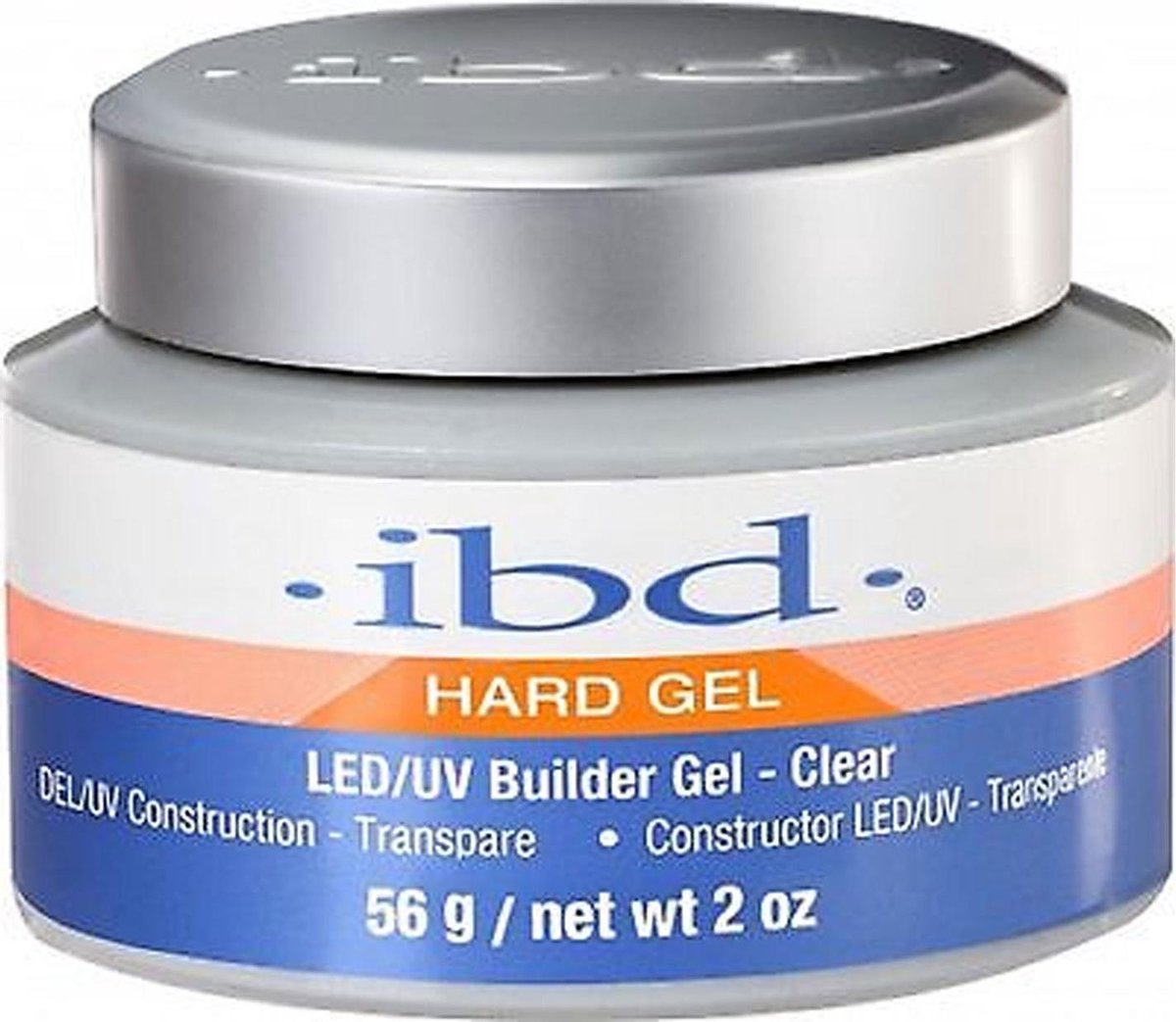ibd - Hard Gel - LED/UV Builder Gel - Clear - 56 gr