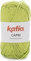 Katia Capri - kleur 105 Pistache - 50 gr. = 125 m. - 100% katoen