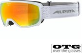 Alpina Scarabeo Q-Lite OTG Skibril - Wit | Categorie 2