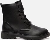 Marco Tozzi Veterboots zwart - Maat 42