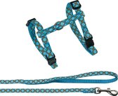 Kattentuig met Lijn Ocean - Blauw - 25 - 35 cm x 10 mm