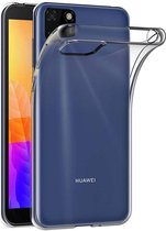 Silicone hoesje transparant Geschikt voor: Huawei Y5P