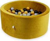 Ballenbak - 300 ballen - 90x40cm - goud, multicolour - rond
