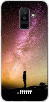 Samsung Galaxy A6 Plus (2018) Hoesje Transparant TPU Case - Watching the Stars #ffffff
