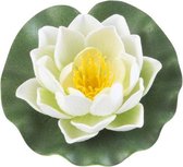 Velda Waterlelie Lotus 10 Cm Foam Wit/groen