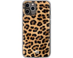 foto van HappyCase iPhone 12 / 12 Pro Hoesje Flexibel TPU Wilde Panter Print