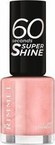 3x Rimmel 60 Seconds Supershine Nailpolish 210 Etheral 8 ml