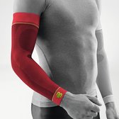 Bauerfeind Sport Compressie Arm Sleeve - Rood - Korte Sleeve - Per paar
