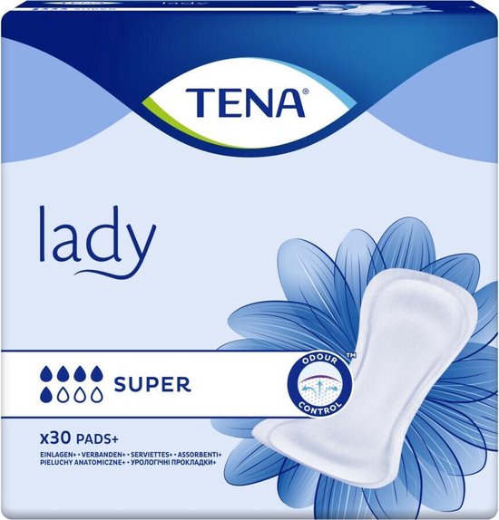 Tena Lady super - incontinentie- inlegkruisjes | bol.com