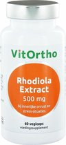 Vitortho Rhodiola extract 500mg - 60 capsules - Voedingssupplement