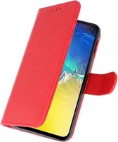 Wicked Narwal | bookstyle / book case/ wallet case Wallet Cases Hoesje voor Samsung S10e Rood