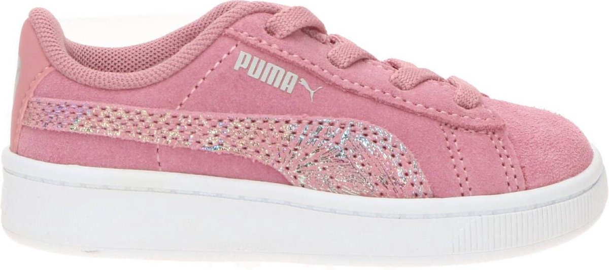 Puma Sneakers - Maat 22 - Meisjes - roze - wit | bol.com