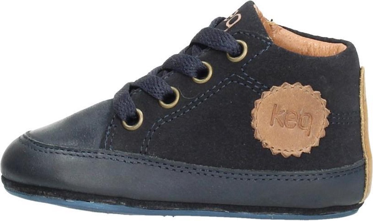 KEQ Jongens babyschoentjes Jongens Baby schoentjes - blauw - Maat 22 |  bol.com