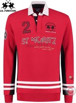 La Martina ® Polo sweatshirt St. Moritz, rood