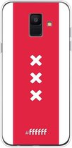 Samsung Galaxy A6 (2018) Hoesje Transparant TPU Case - AFC Ajax Amsterdam1 #ffffff