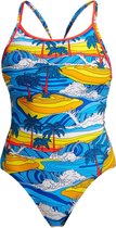 Beach Bum ECO Diamond back one piece - Dames | Funkita