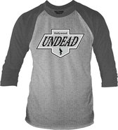 Hollywood Undead Raglan top -L- L.A. Crest Grijs