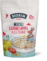 Biobim Muesli 12+ mnd Aardbei, Appel 150 gr