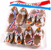 4x Klomp Paar 7 Cm In Zak Tulp Decor - Souvenir