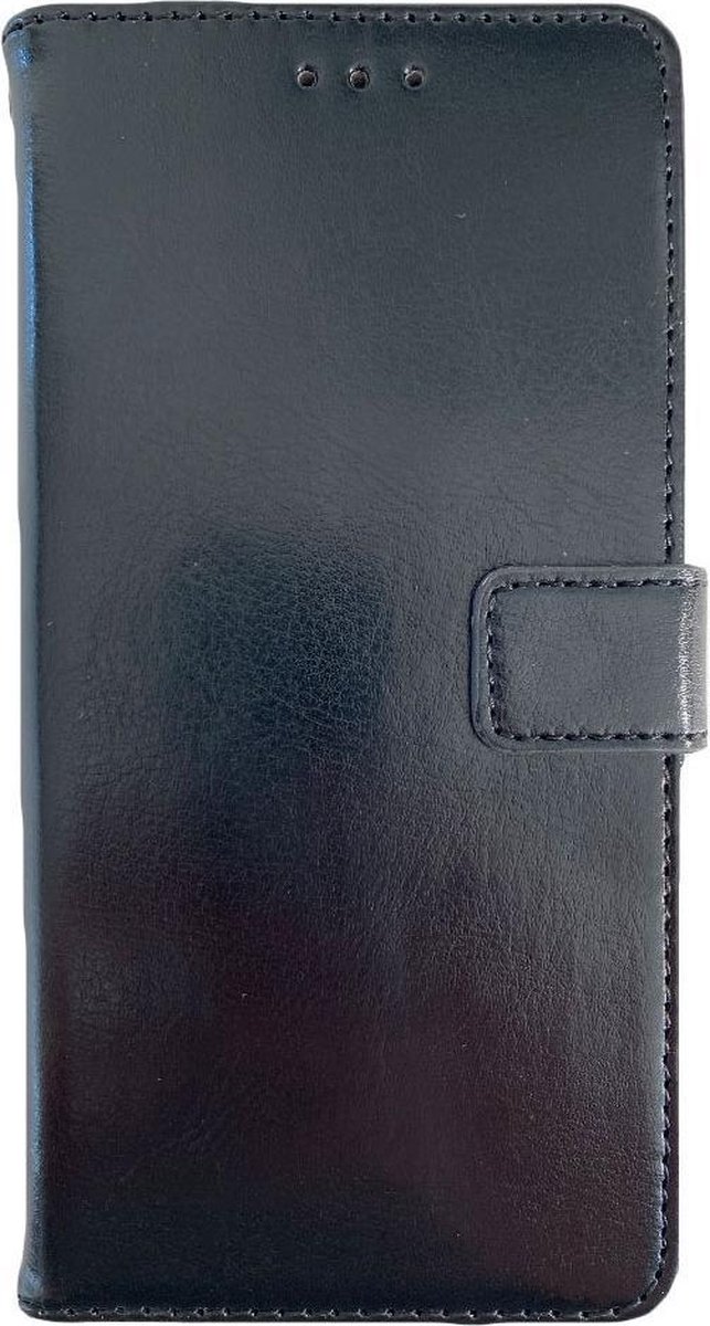 geschikt voor samsung - galaxy a01 - book case - zwart - inclusief 1 extra screenprotector