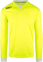 Robey Shirt Catch LS - Voetbalshirt - Neon Yellow - Maat M