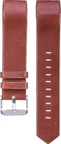 Eyzo Fitbit Charge 2 Band- Leer- 22 cm x 2 cm- Rood/Bruin