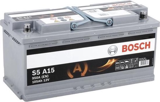 BOSCH | Batterie AGM - 12V 105Ah | S5A15 - 0 092 S5A 150 | Batterie de  démarrage /... | bol.com
