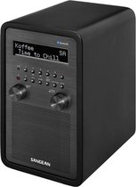 Sangean DDR-60 BT Compacte radio met FM en DAB+, Stereo met Bluetooth - Inclusief afstandsbediening – Zwart met grote korting