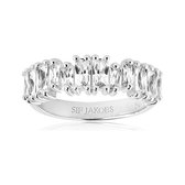 Sif Jakobs sieraden Dames Dames Ring vantella Piccolo 925 sterling zilveren Zirkonia 56 Zilver 32015162