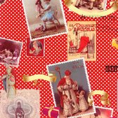 Cadeaupapier inpakpapier geschenkpapier rol Sint Gold 50 centimeter x 200 meter