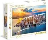 Clementoni - Puzzel 500 Stukjes High Quality Collection, New York, Puzzel Voor Volwassenen en Kinderen, 14-99 jaar, 35038