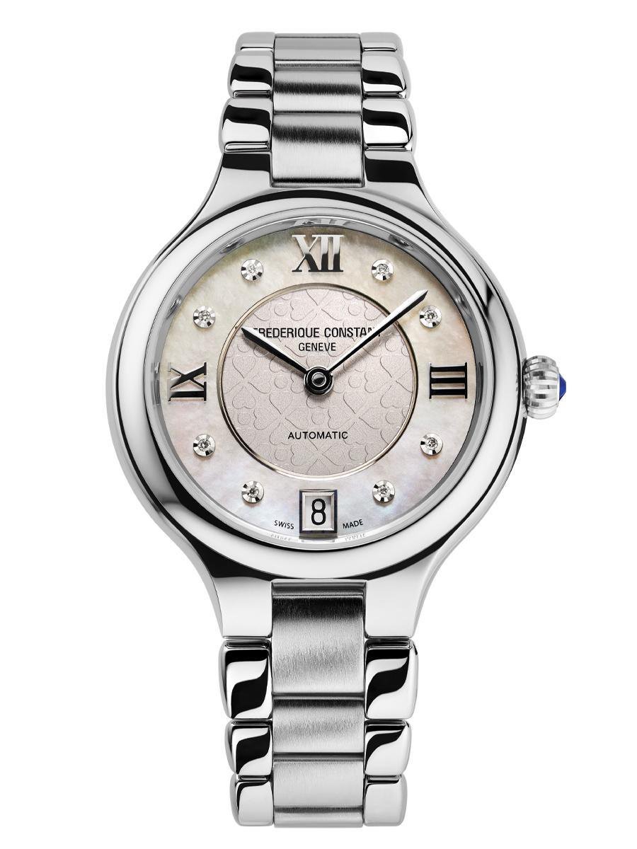 Frédérique Constant Classics Delight FC-306LGHD3ER6B Horloge - Staal - Zilverkleurig - Ø 32 mm