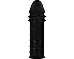 SuperMe - Extra Texture - Penis Sleeve - Zwart