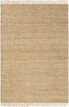 Brink en Campman - Atelier Twill 49206 Vloerkleed - 160x230 cm - Rechthoekig - Laagpolig Tapijt - Retro, Scandinavisch - Beige, Oranje