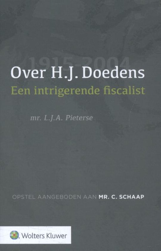 Over H.J. Doedens (1915-2004) - cover
