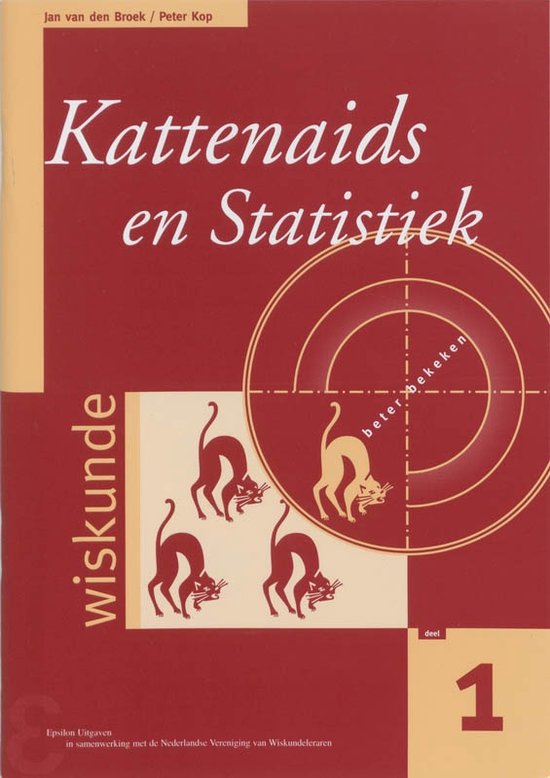 Cover van het boek 'Kattenaids en statistiek / druk 1' van P. Kop en J. van den Broek