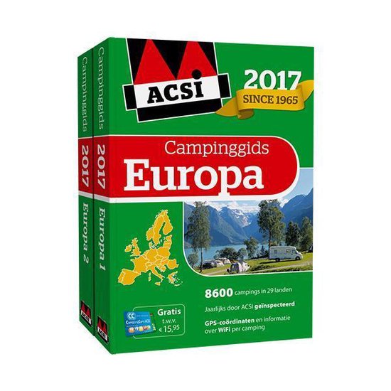 ACSI Campinggids  -   ACSI Campinggids Europa 2017