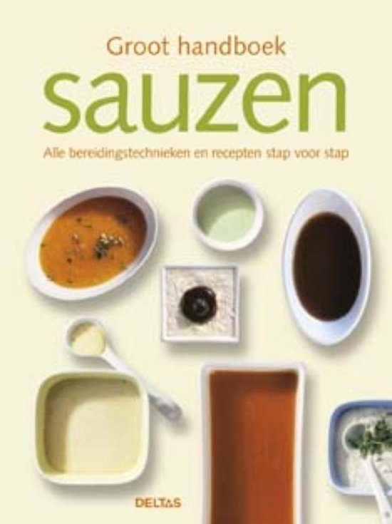 Cover van het boek 'Groot handboek sauzen' van  Teubner