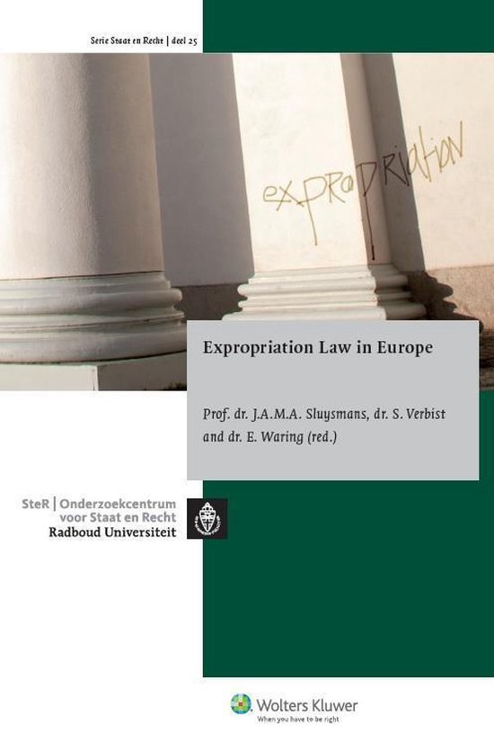 Omslag van Expropiation law in Europe