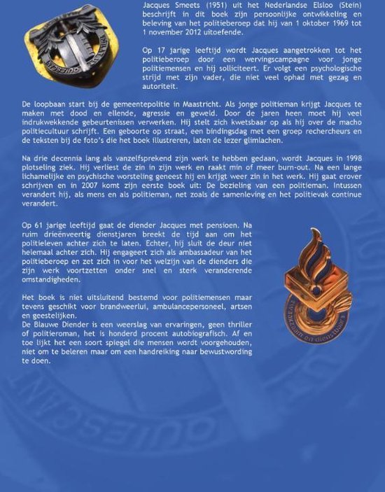 De blauwe diender