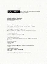 Footprint Journal 18 - Constellation of awakening: Benjamin and architecture
