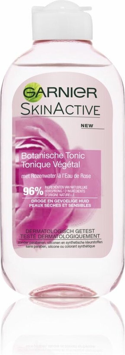 Garnier Skinactive Face Skin Naturals Essentials Droge Huid - Rose - 200ml - Tonic