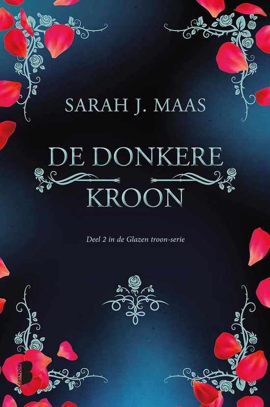 Boek: Glazen troon 2 - De donkere kroon, geschreven door Sarah J. Maas