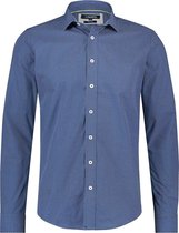 Overhemd Regular Fit Print Blauw (MC14-0106-2 - BlueFlower)