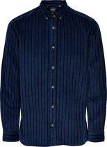 Onsedward Ls Striped Corduroy Shirt 22017669 Dress Blues