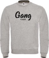 Wintersport sweater grijs Gang is alles - soBAD. | Foute apres ski outfit | kleding | verkleedkleren | wintersporttruien | wintersport dames en heren