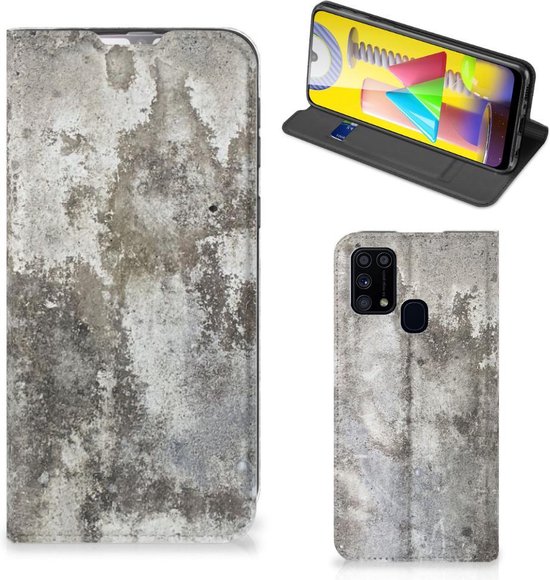 Coque Téléphone Samsung Galaxy M31 Flipcover Concrete
