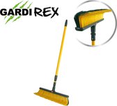 Gardi Rex Claw Brush, balai à griffes avec manche télescopique largeur 45cm - Balayeuse, balai